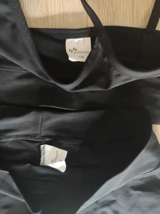 Conjunto deportivo patinaje patinem, negro