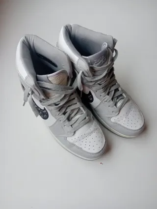 Zapatillas Nike Air Jordan 1 Gris/Blanco