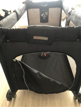 Cuna de viaje Kolstra y sábanas