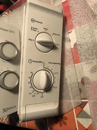 Panel Control Microondas