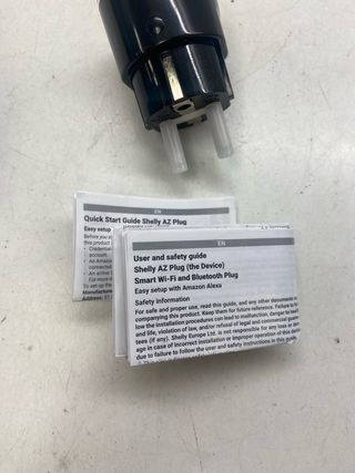 Shelly AZ Plug Negro - Enchufe Inteligente Alexa