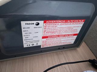 Microondas Fagor 800W Casi Nuevo