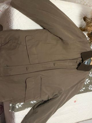 Abrigo marrón hombre