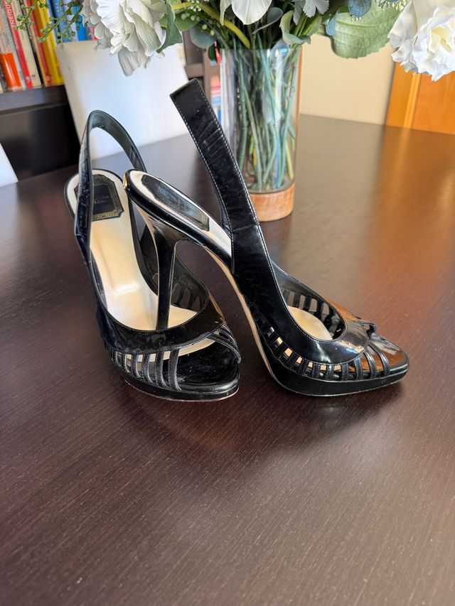 Christian Dior Zapatos Tacón Negro