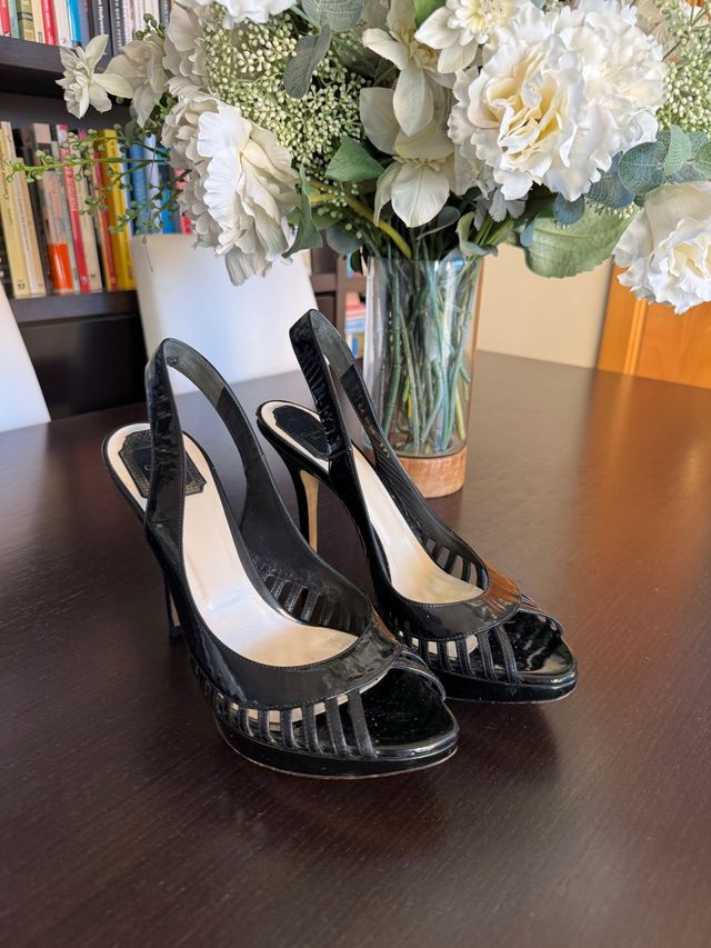 Christian Dior Zapatos Tacón Negro