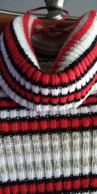 Jersey cuello alto rayas mujer Talla S