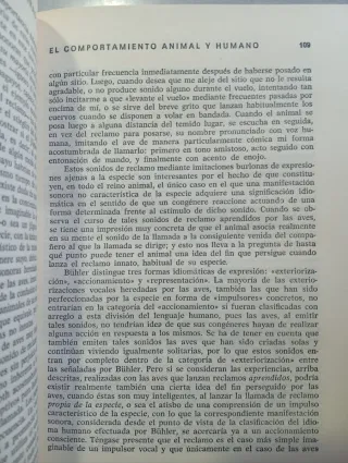 El comportamiento animal y humano