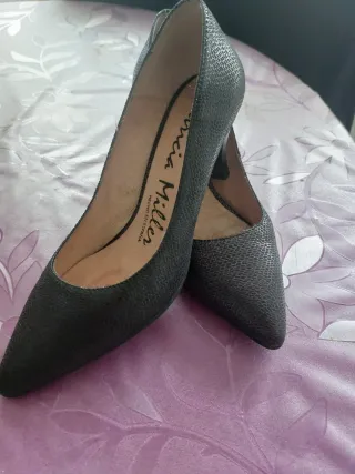 Zapatos de tacón Patricia Miller piel azul