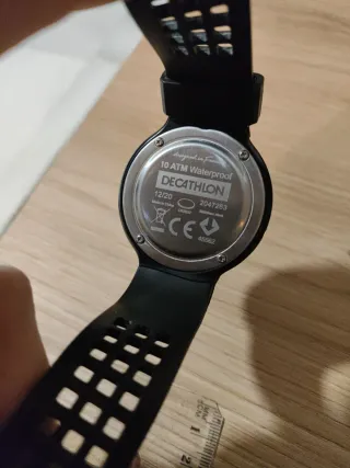 Reloj Kalenji Negro y Plateado