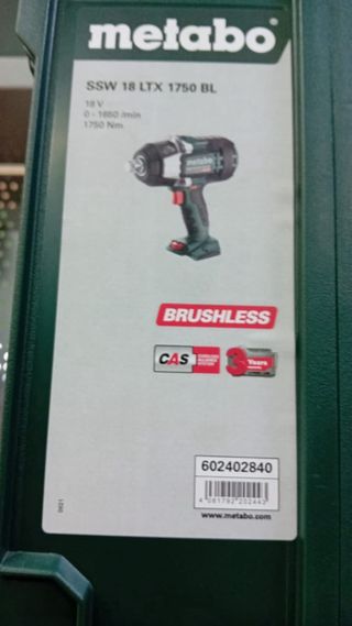Metabo SSW 18 LTX 1750 BL