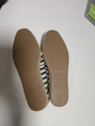 Alpargatas Rayas marineras ZARA T 40