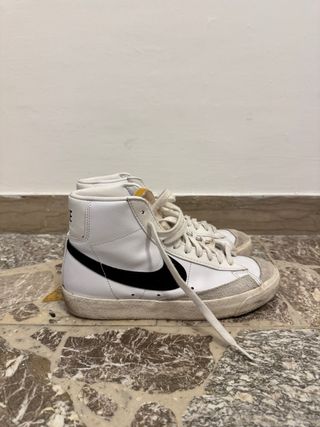 Nike Blazer Pelle Bianca Tg 40