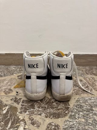 Nike Blazer Pelle Bianca Tg 40