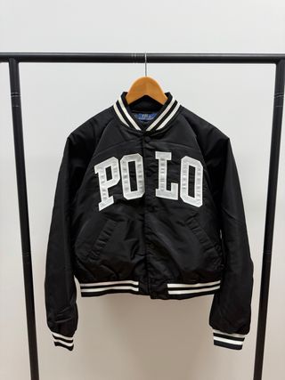 Chaqueta Bomber Polo Ralph Lauren Negra Mujer