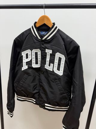 Chaqueta Bomber Polo Ralph Lauren Negra Mujer