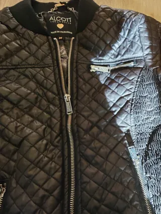 Chaqueta Alcott acolchada negra Talla M