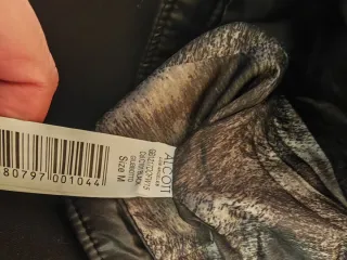 Chaqueta Alcott acolchada negra Talla M