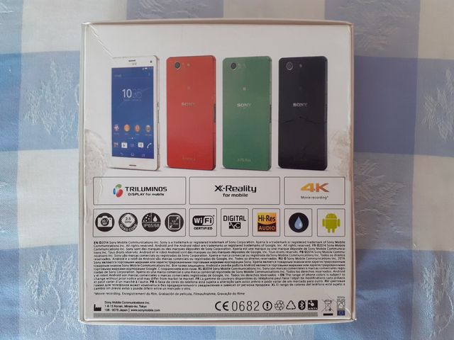 Sony Xperia Z3 Compact verde novo em folha