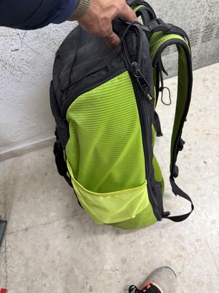 Mochila Boreal Negra y Verde