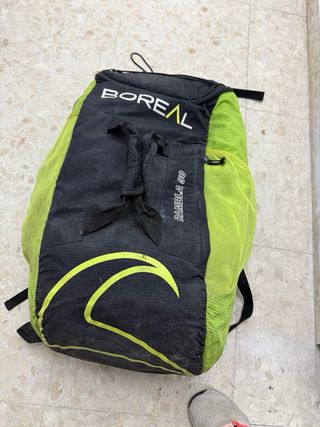 Mochila Boreal Negra y Verde