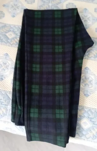 Mallas cuadros Mango azul y verde