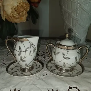 Servizio caffè Richard Ginori anni '40