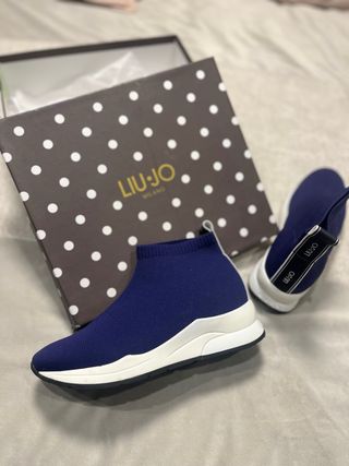 Botines deportivos Liu Jo Talla 38 Azul Marino.