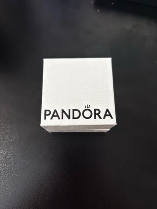 Anillo Pandora Corazón Rojo y Plata