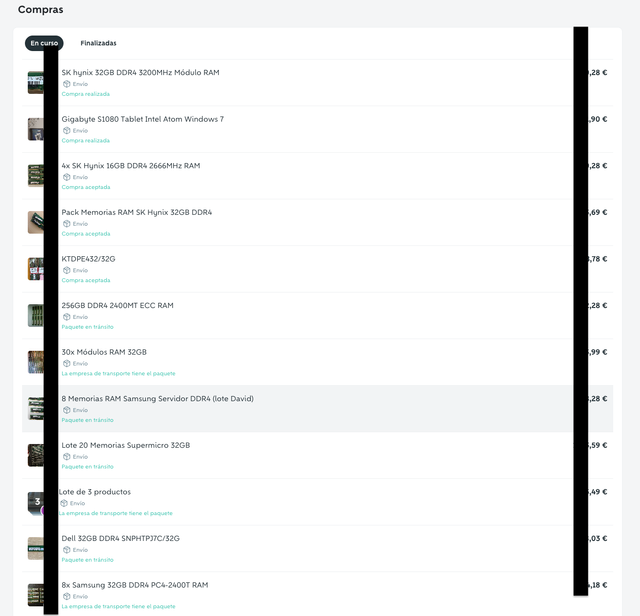 Memoria RAM DDR4 ECC REG 32GB 64GB Samsung