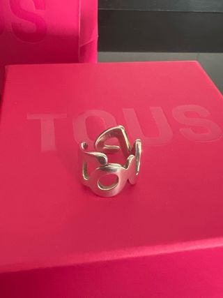 Conjunto Tous Pulsera y Anillo Plata