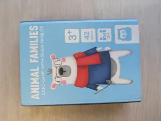 Juego de cartas Animal Families