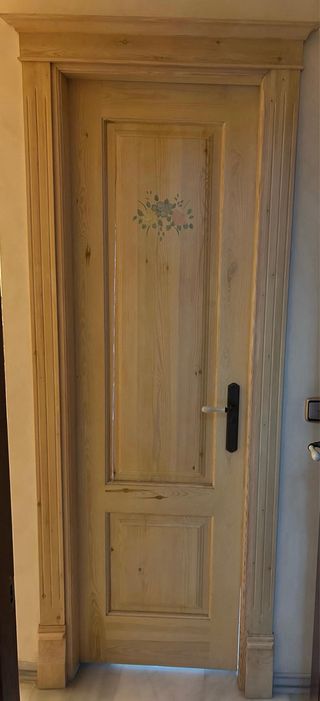 Puertas de madera de cerezo