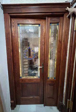 Puertas de madera de cerezo