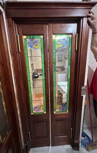 Puertas de madera de cerezo