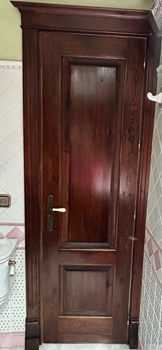 Puertas de madera de cerezo