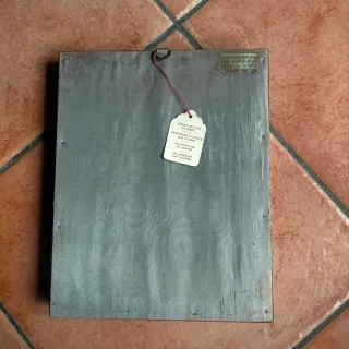 Dipinto classico Paesaggio olio su Rame Van Heris