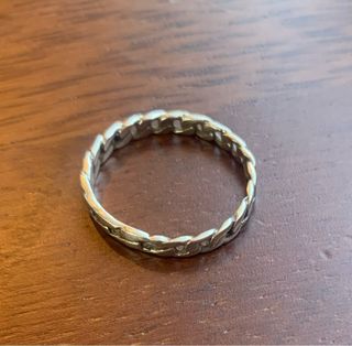 ANILLO PLATA DE LEY CADENA