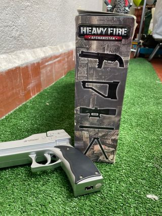 Wii Heavy Fire Afghanistan  + Pistola