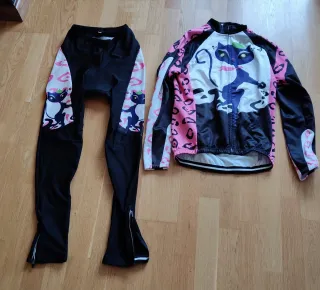 Conjunto ciclista mujer térmico