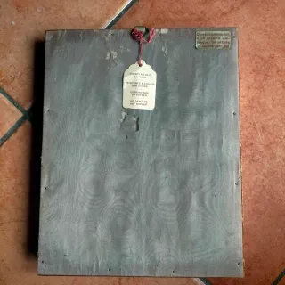 Dipinto olio su rame Van Heris