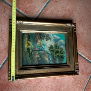 Dipinto olio su rame Van Heris