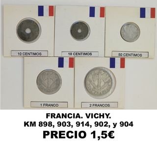 Lotes Monedas de Francia
