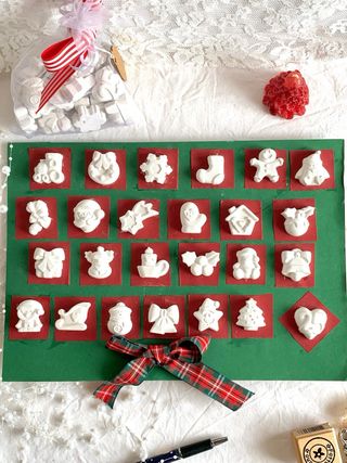 25 gessetti dell’avvento  profumati decorativi