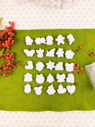 25 gessetti dell’avvento  profumati decorativi