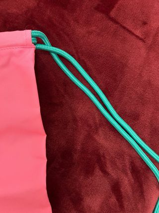 Mochila FC Barcelona cordones rosa y verde