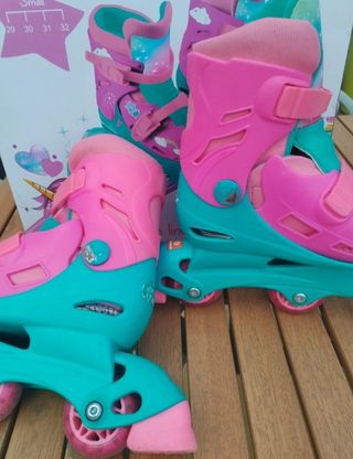 Patines en línea ajustables unicornio