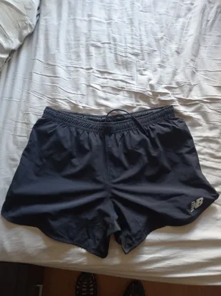 Pantalón corto running New Balance hombre negro