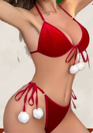 Lencería Sexy Roja Talla Única