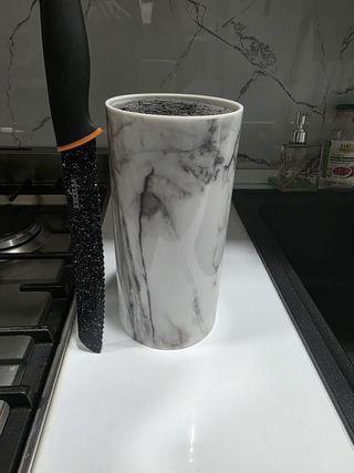 Ceppo porta coltelli marmo