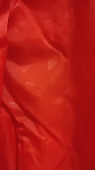 Chubasquero acolchado Adidas rojo